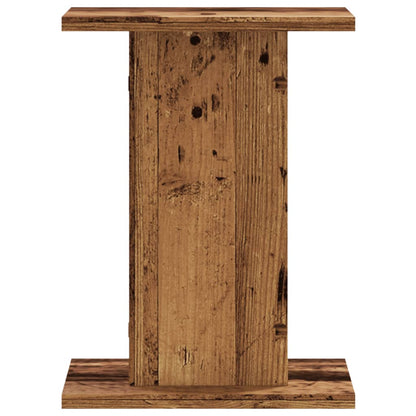 Stojany Na Rostliny 2 Ks Old Wood 30X30X40 Cm Kompozitní Dřevo