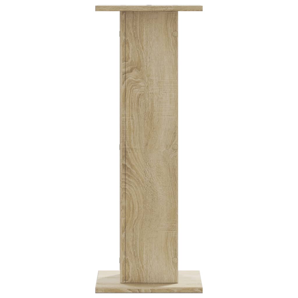 Stojany Na Rostliny 2 Ks Dub Sonoma 30 X 30 X 80 Cm Kompozit