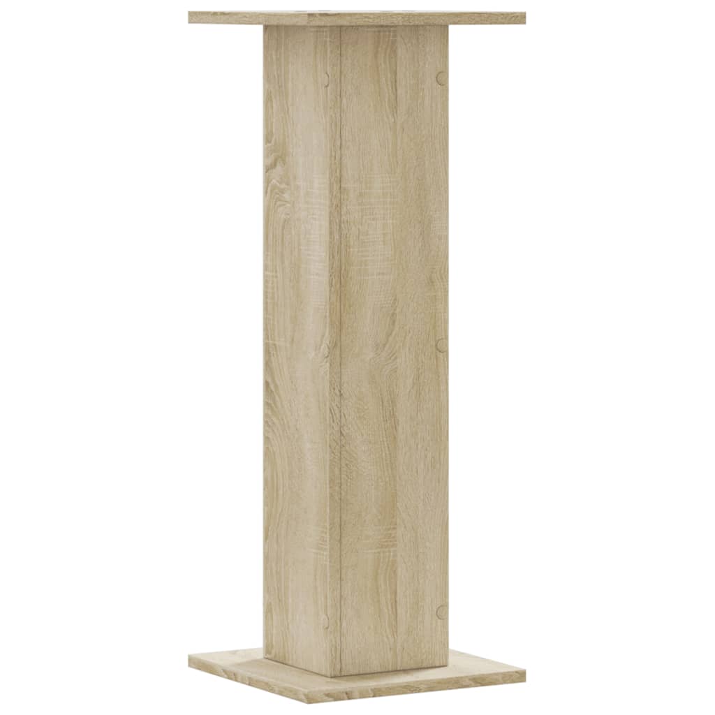 Stojany Na Rostliny 2 Ks Dub Sonoma 30 X 30 X 80 Cm Kompozit