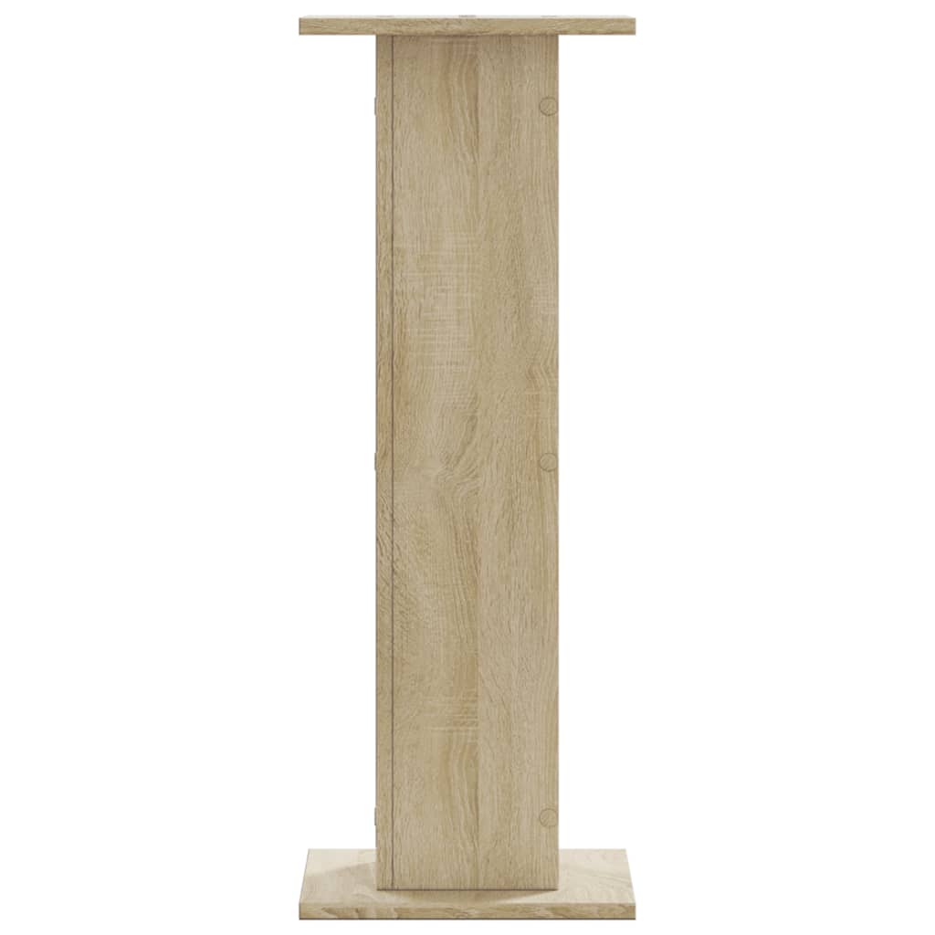 Stojany Na Rostliny 2 Ks Dub Sonoma 30 X 30 X 80 Cm Kompozit
