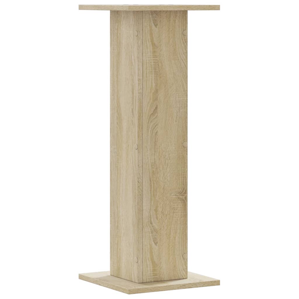 Stojany Na Rostliny 2 Ks Dub Sonoma 30 X 30 X 80 Cm Kompozit