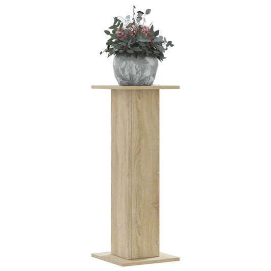 Stojany Na Rostliny 2 Ks Dub Sonoma 30 X 30 X 80 Cm Kompozit