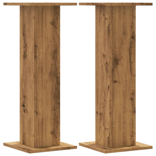 Stojany Na Rostliny 2 Ks Dub Artisan 30 X 30 X 80 Cm Kompozit