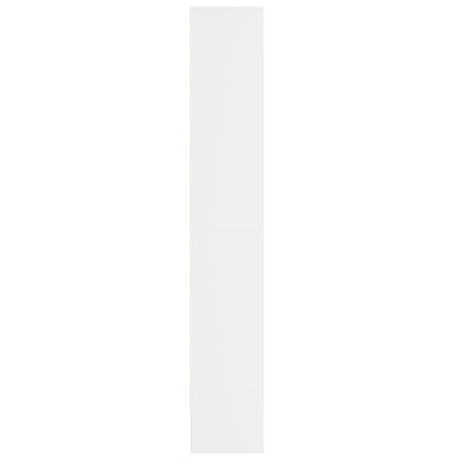 Skříň Highboard S Led Bílá 69 X 32,5 X 200 Cm Kompozitní Dřevo