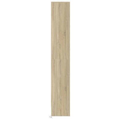 Skříň Highboard S Led Dub Sonoma 69 X 32,5 X 200 Cm Kompozit