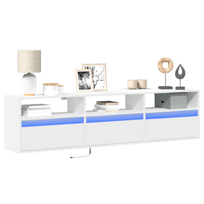 Nástěnná Tv Skříňka S Led Osvětlením 41 X 31 X 45 Cm