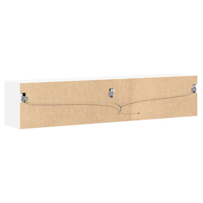 Nástěnná Tv Skříňka S Led Bílá 180 X 31 X 38 Cm