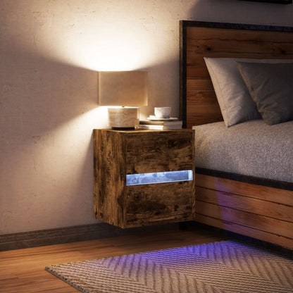 Nástěnný Noční Stolek S Led Osvětlením