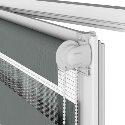 Zebra Roleta Šířka Látky 35,9 Cm Polyester Tmavě Šedá