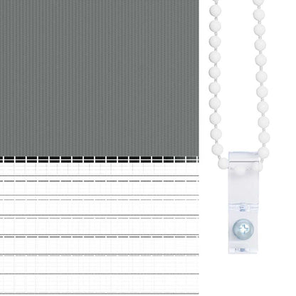 Zebra Roleta Šířka Látky 35,9 Cm Polyester Tmavě Šedá