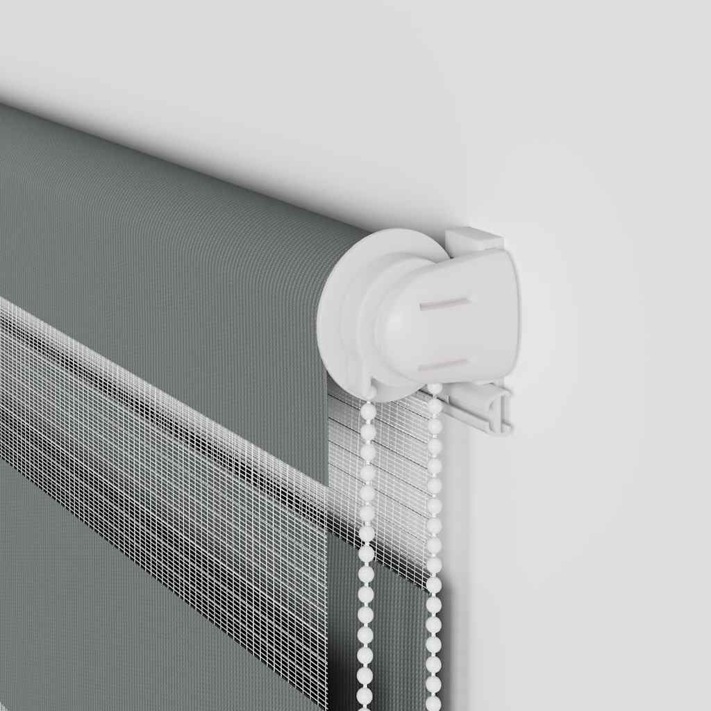 Zebra Roleta Šířka Látky 35,9 Cm Polyester Tmavě Šedá