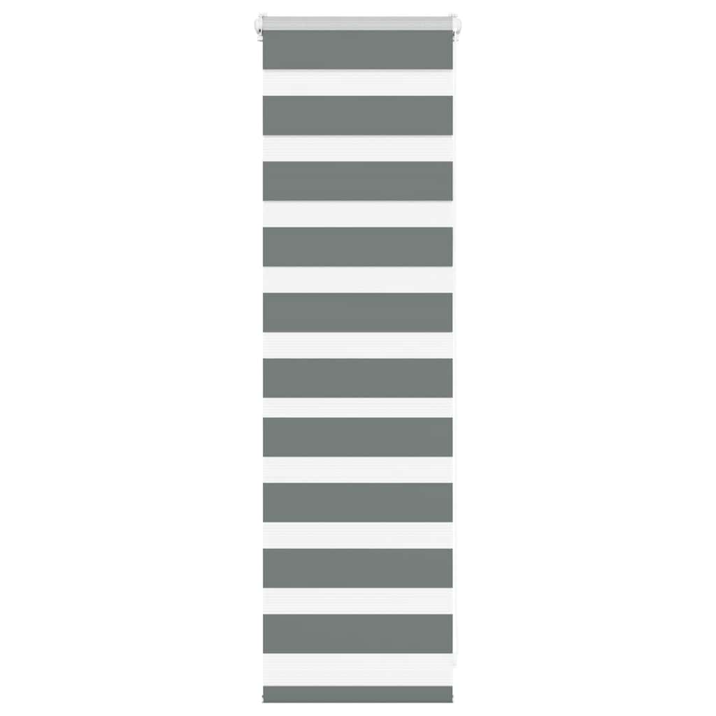 Zebra Roleta Šířka Látky 35,9 Cm Polyester Tmavě Šedá