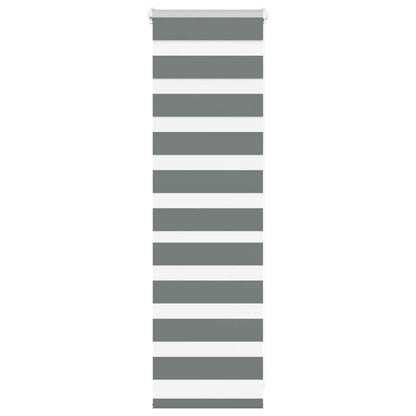 Zebra Roleta Šířka Látky 35,9 Cm Polyester Tmavě Šedá