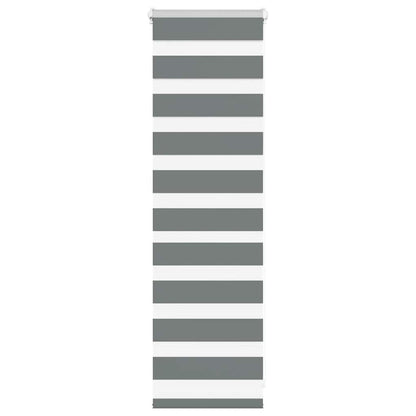 Zebra Roleta Šířka Látky 35,9 Cm Polyester Tmavě Šedá