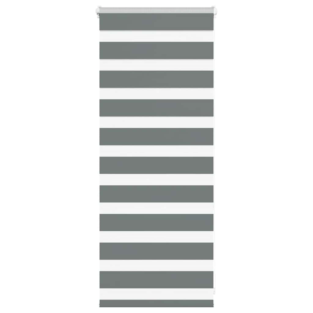 Zebra Roleta Šířka Látky 35,9 Cm Polyester Tmavě Šedá