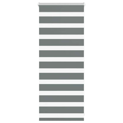 Zebra Roleta Šířka Látky 35,9 Cm Polyester Tmavě Šedá