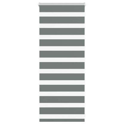 Zebra Roleta Šířka Látky 35,9 Cm Polyester Tmavě Šedá