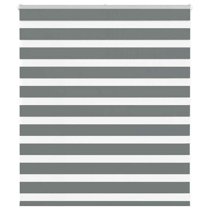 Zebra Roleta Šířka Látky 35,9 Cm Polyester Tmavě Šedá