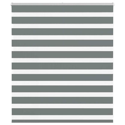Zebra Roleta Šířka Látky 35,9 Cm Polyester Tmavě Šedá