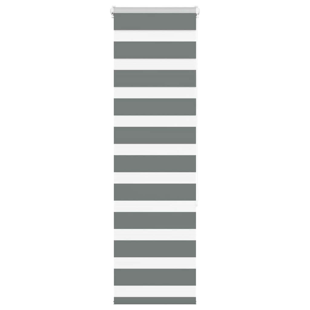 Zebra Roleta Šířka Látky 35,9 Cm Polyester Tmavě Šedá