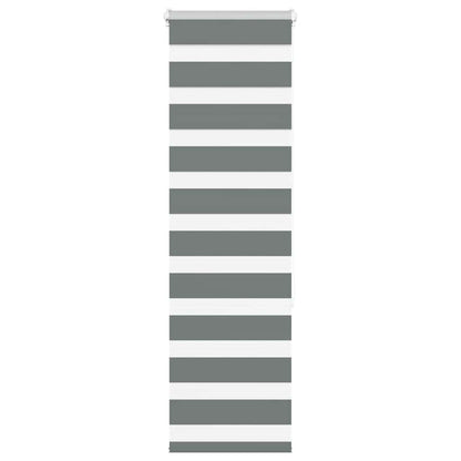 Zebra Roleta Šířka Látky 35,9 Cm Polyester Tmavě Šedá