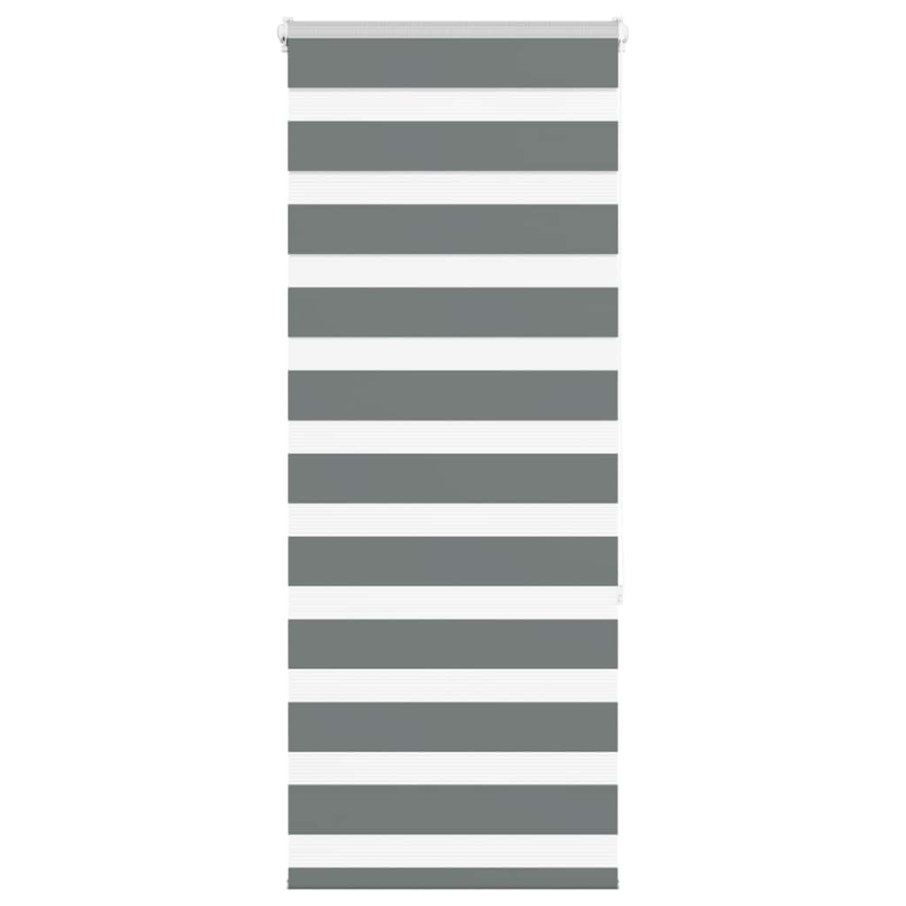 Zebra Roleta Šířka Látky 35,9 Cm Polyester Tmavě Šedá