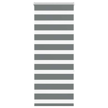 Zebra Roleta Šířka Látky 35,9 Cm Polyester Tmavě Šedá