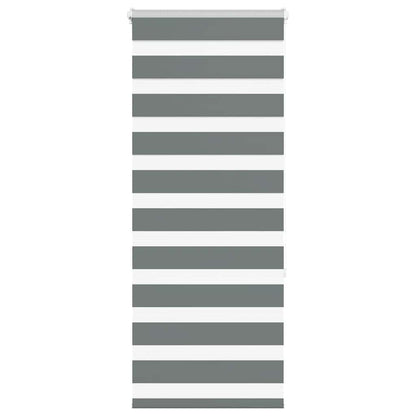 Zebra Roleta Šířka Látky 35,9 Cm Polyester Tmavě Šedá