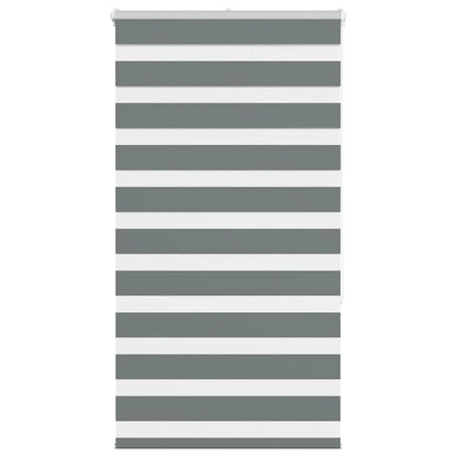 Zebra Roleta Tmavě Šedá 90X150 Cm Šířka Látky 85,9 Cm Polyester