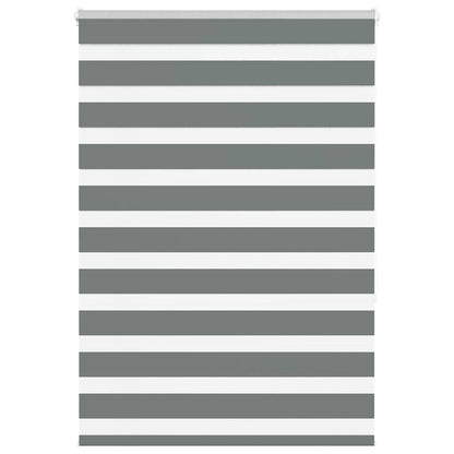 Zebra Roleta Šířka Látky 35,9 Cm Polyester Tmavě Šedá