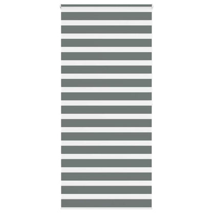 Zebra Roleta Šířka Látky 35,9 Cm Polyester Tmavě Šedá