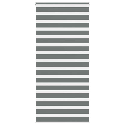 Zebra Roleta Šířka Látky 35,9 Cm Polyester Tmavě Šedá