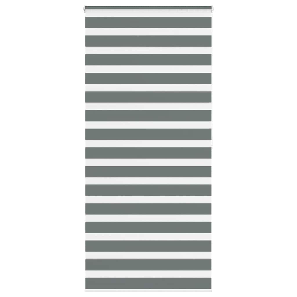 Zebra Roleta Tmavě Šedá 115X200Cm Šířka Látky 110,9Cm Polyester