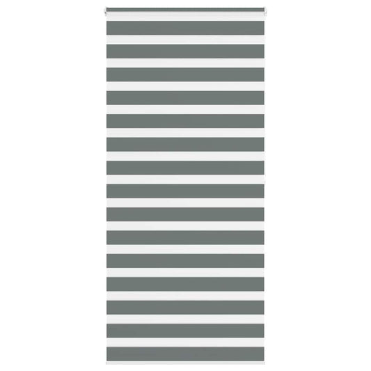 Zebra Roleta Tmavě Šedá 115X200Cm Šířka Látky 110,9Cm Polyester