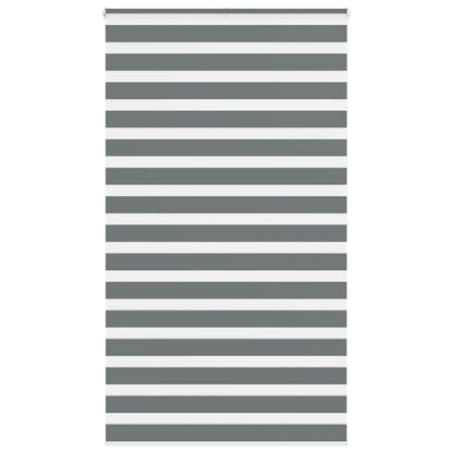 Zebra Roleta Šířka Látky 35,9 Cm Polyester Tmavě Šedá