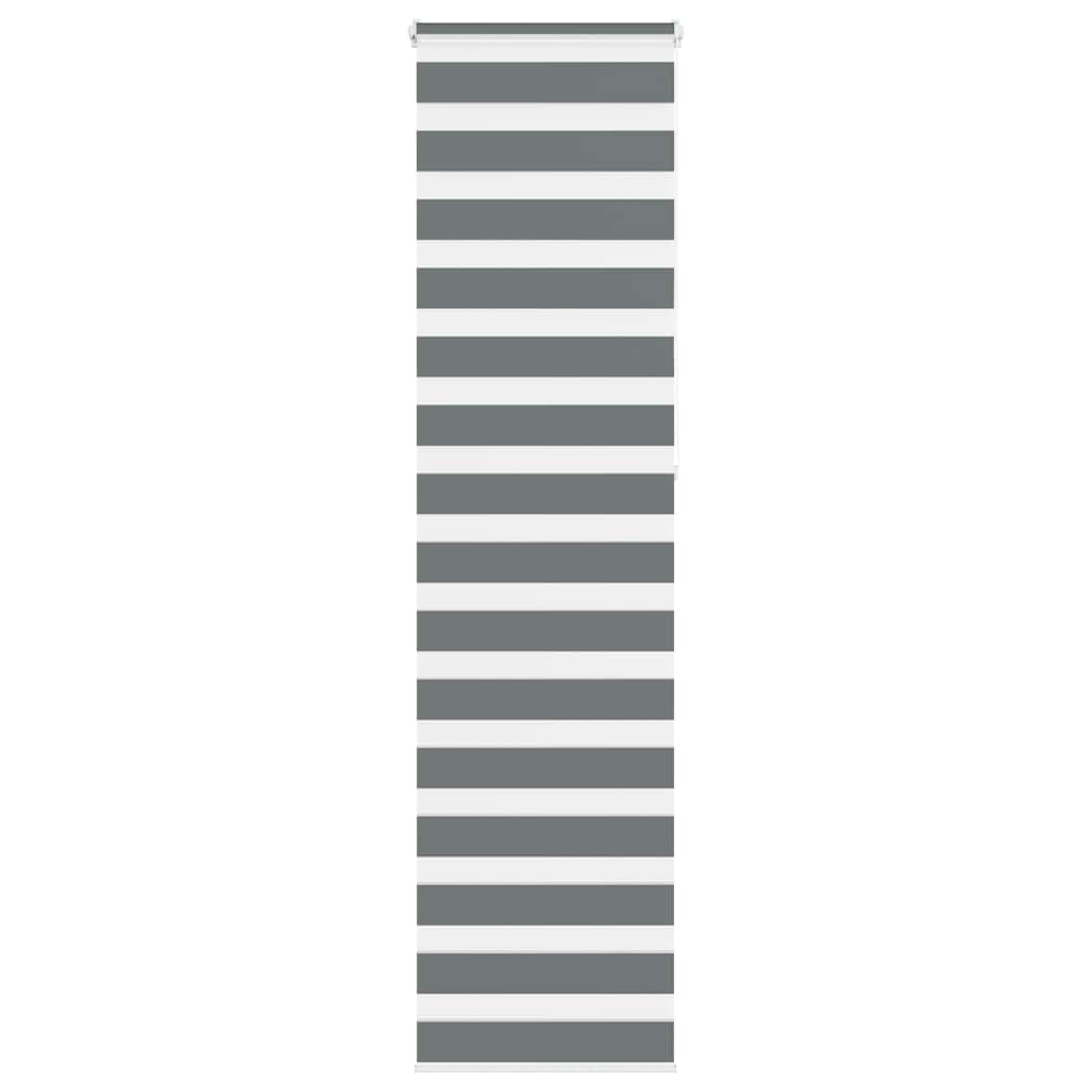 Zebra Roleta Šířka Látky 35,9 Cm Polyester Tmavě Šedá