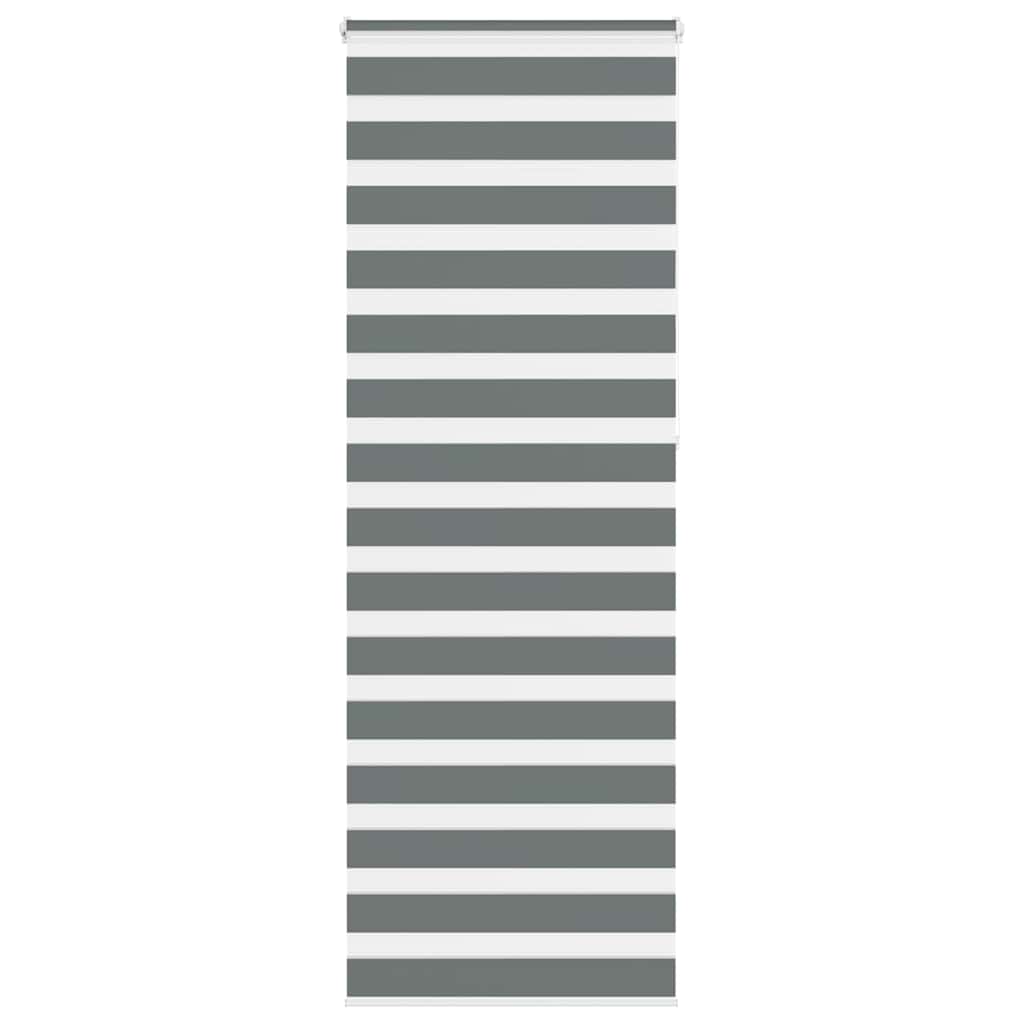 Zebra Roleta Šířka Látky 35,9 Cm Polyester Tmavě Šedá