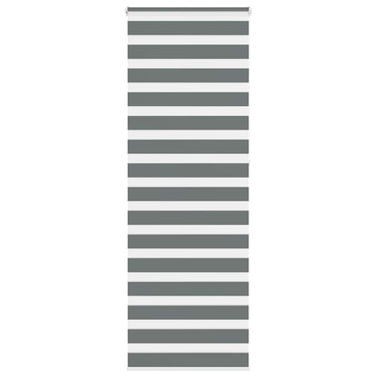 Zebra Roleta Šířka Látky 35,9 Cm Polyester Tmavě Šedá