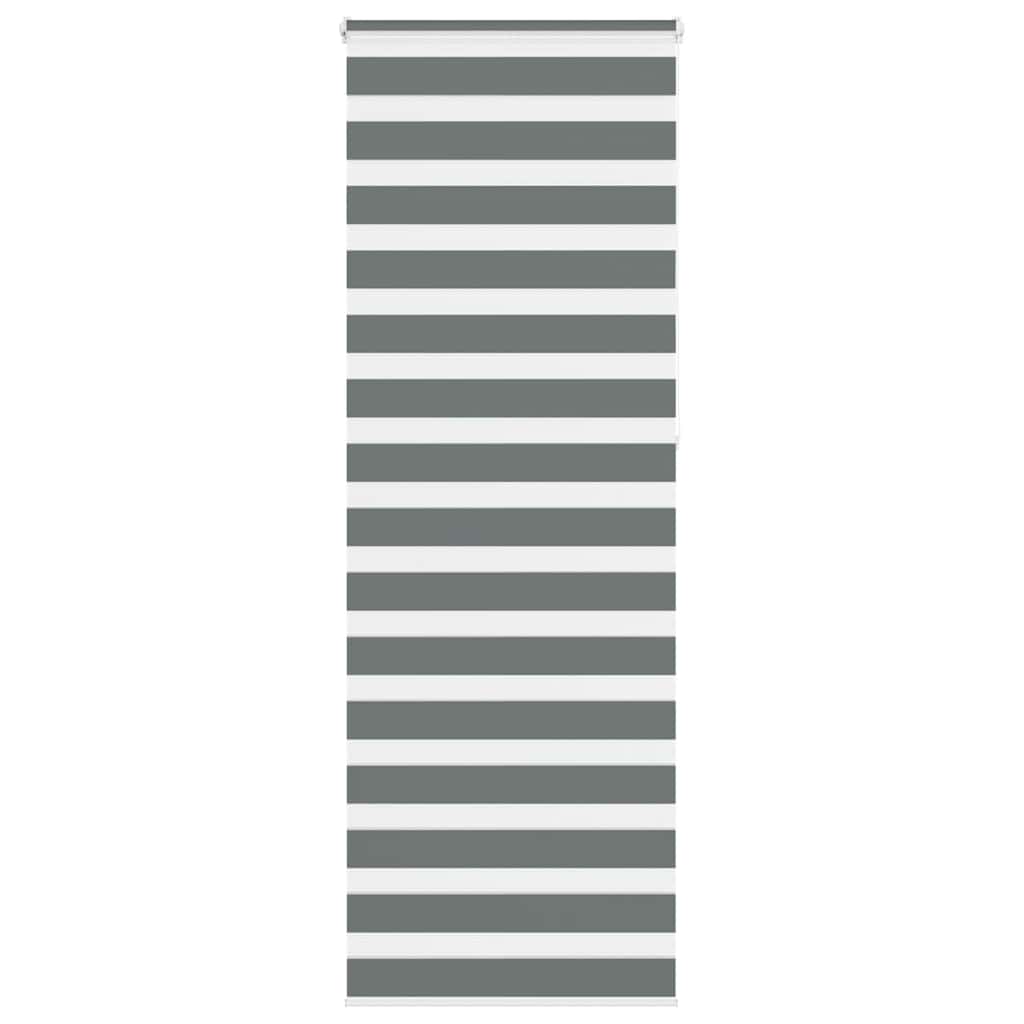 Zebra Roleta Šířka Látky 35,9 Cm Polyester Tmavě Šedá