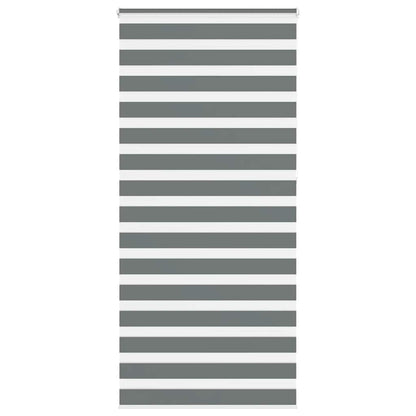 Zebra Roleta Šířka Látky 35,9 Cm Polyester Tmavě Šedá