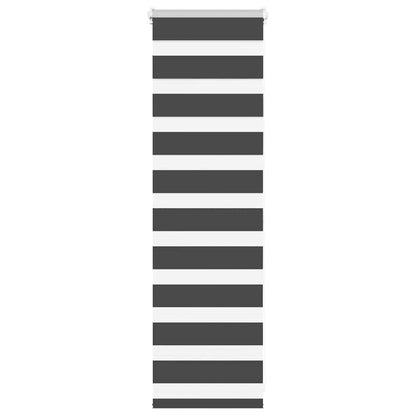 Zebra Roleta Černá Šířka Látky 85,9 Cm Polyester Černá