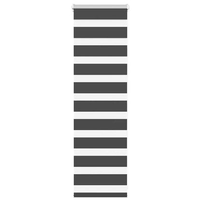 Zebra Roleta Černá Šířka Látky 85,9 Cm Polyester Černá