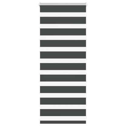 Zebra Roleta Černá Šířka Látky 85,9 Cm Polyester Černá