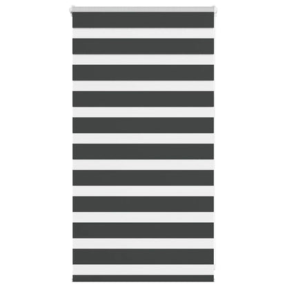 Zebra Roleta Černá Šířka Látky 85,9 Cm Polyester Černá