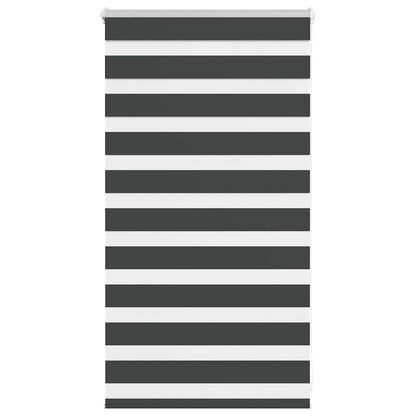 Zebra Roleta Černá Šířka Látky 85,9 Cm Polyester Černá