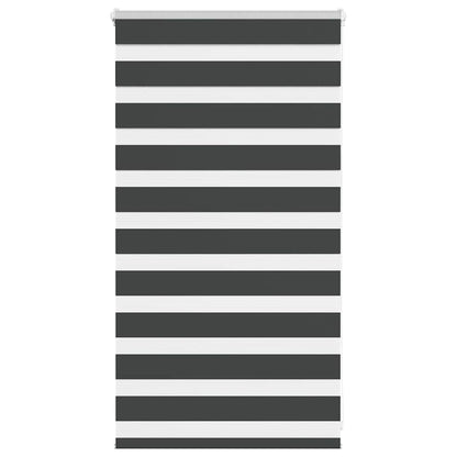 Zebra Roleta Černá Šířka Látky 85,9 Cm Polyester Černá