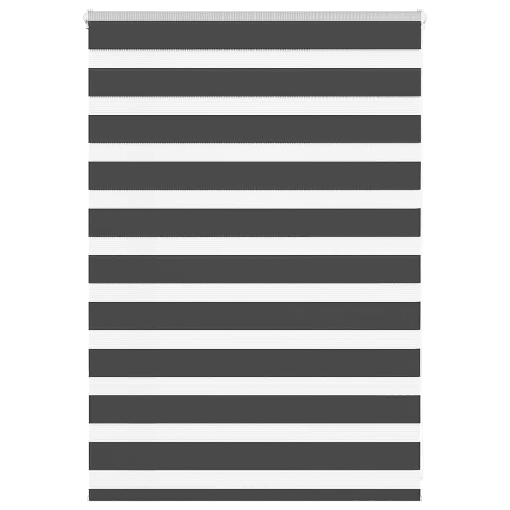 Zebra Roleta Černá Šířka Látky 85,9 Cm Polyester Černá