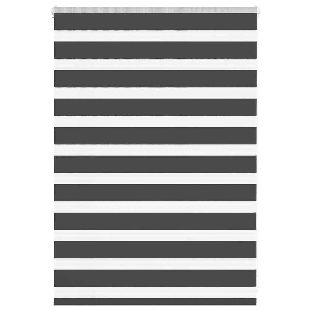 Zebra Roleta Černá Šířka Látky 85,9 Cm Polyester Černá