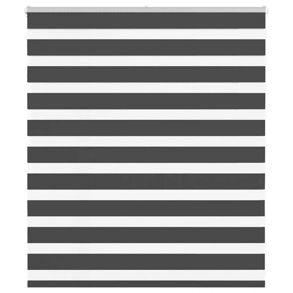 Zebra Roleta Černá Šířka Látky 85,9 Cm Polyester Černá