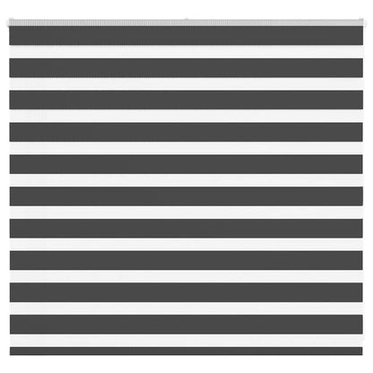 Zebra Roleta Černá Šířka Látky 85,9 Cm Polyester Černá